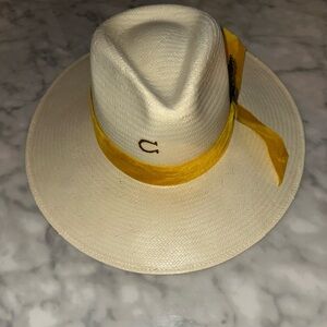 Charlie 1 horse hat with yellow velvet and cactus 🌵 accessories